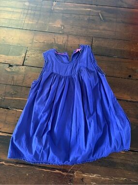 Women’s Cobalt Blue Sleeveless Peasant Top